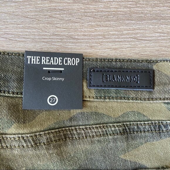 NWT BlankNYC  The Reade Crop Camouflage Skinny Jean - Picture 10 of 13